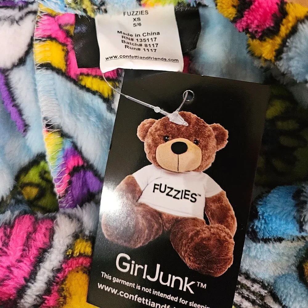 Sleepwear Pants Girls X-Small 5/6 Kids Pajama Plush Fleece Sleep Fuzzy PJ,  NEW